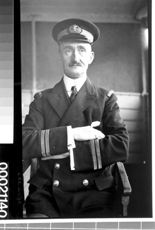 Unidentified merchant marine commander of the British India Steam Navigation Company Ltd