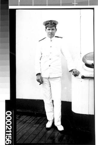 Unidentified merchant marine officer of the White Star Line