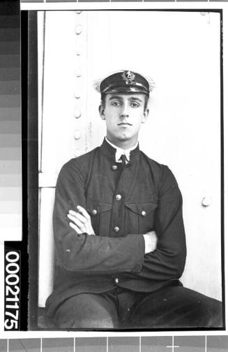 Unidentified man possibly a merchant mariner