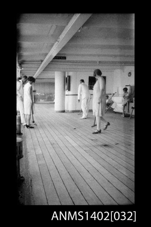 Deck games: Shuffleboard (E & A Line) negative of ANMS1402[031]