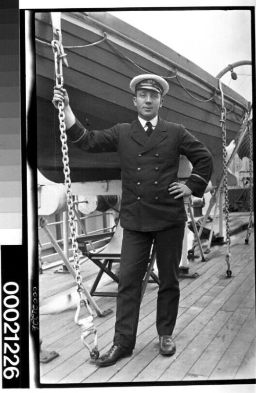 Unidentified second officer of the British India Steam Navigation Company Ltd on board SS GRACCHUS