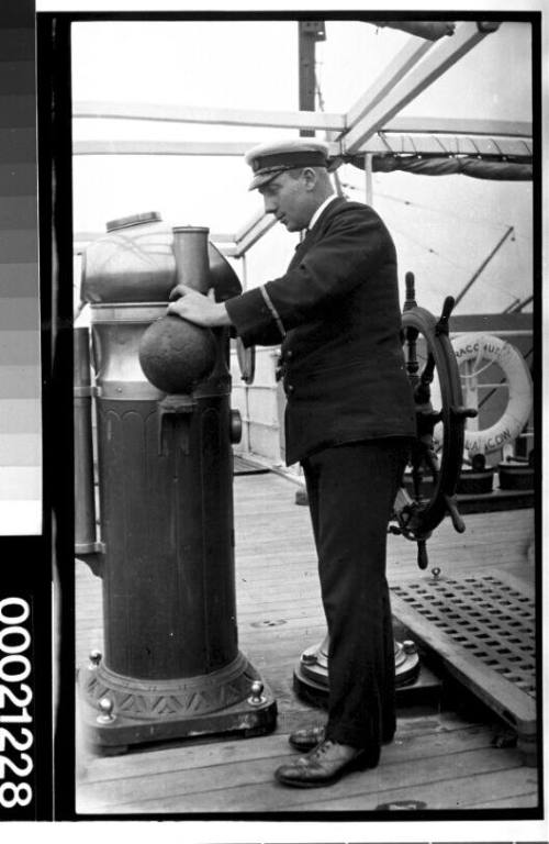 Unidentified second officer of the British India Steam Navigation Company Ltd on board SS GRACCHUS