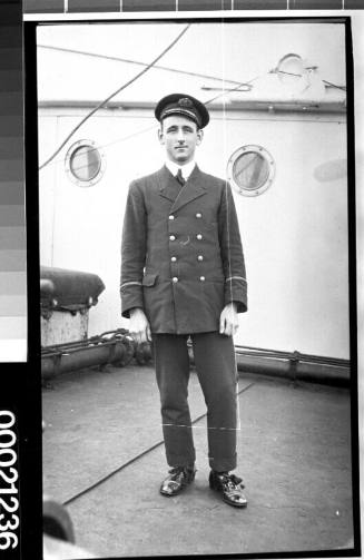 Unidentified second officer of the British India Steam Navigation Company Ltd