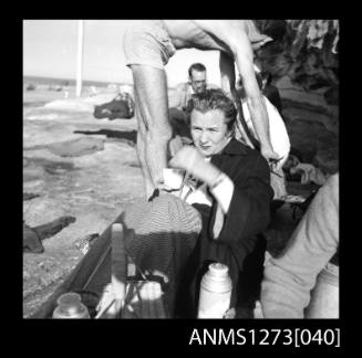 Unidentified people from the Underwater Research Group of Australia