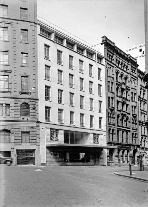 Facade of the Orient Line building in Sydney