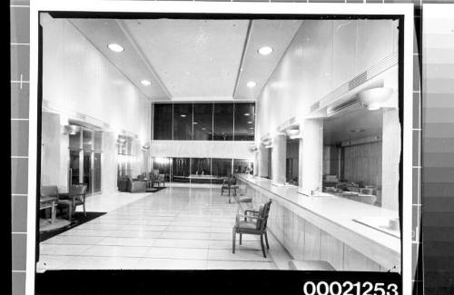 Booking hall in the Orient Line building in Sydney