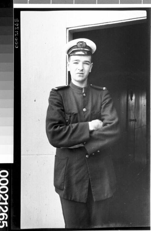 Portrait of an unidentified merchant mariner