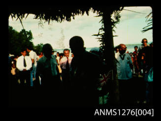 Denis George and Prince Philip at Milne Bay