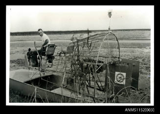 Three seater air boat