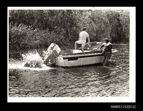 4-seater open speed boat