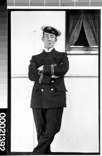 Unidentified merchant marine officer