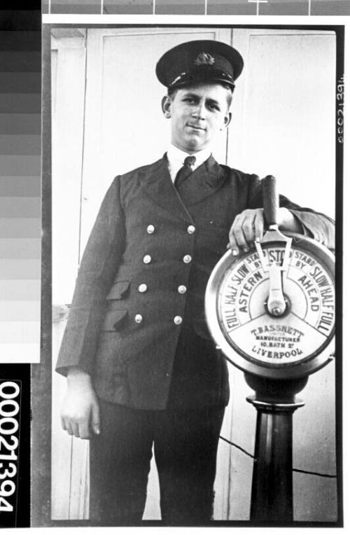 Unidentified merchant marine officer