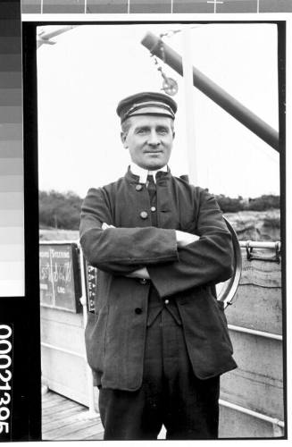 Unidentified merchant marine officer