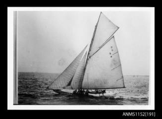 The single mast sailing boat EUNA-MARA