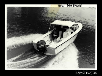 BFG Sea Sprite open power boat with Mariner 70 outboard engine