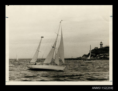 The yacht GIPSY MOTH IV Under sail