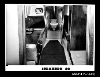 Islander 23 cabin cruiser, interior