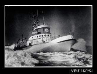 HANS LOKEN German high speed rescue boat