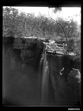 Waterfall, possibly on the Hawkesbury River NSW