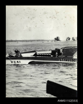 STAMPEDE  VS41 hydroplane powered by a Rolls-Royce engine engine 