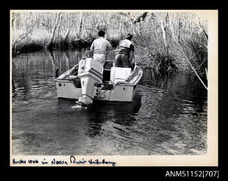 Hunter V146 power boat in Noosa River tributary Queensland