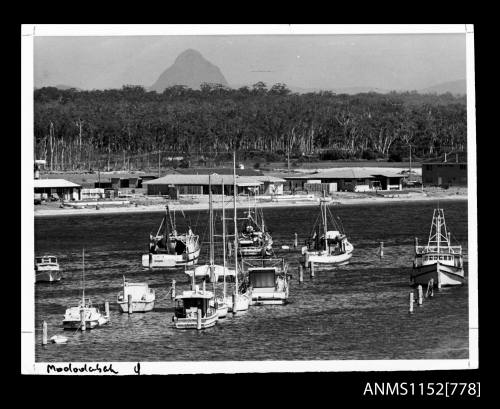 Vessels moored at Mooloolabah Queensland