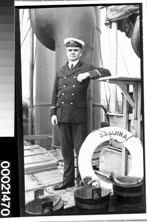 Unidentified officer on board the British India Steam Navigation Company Ltd's SS UJINA