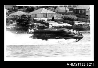 Hydroplane BARBARA BABE at high speed