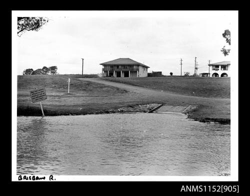 Boat ramp on Brisbane River, Queensland, Australia