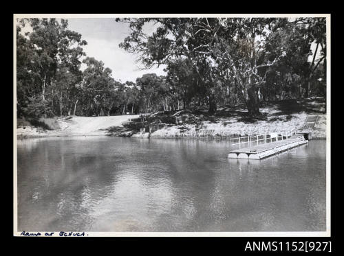 Boat ramp at Echuca, Victoria