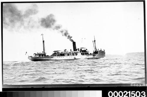 Coastal steamship SS PULGANBAR