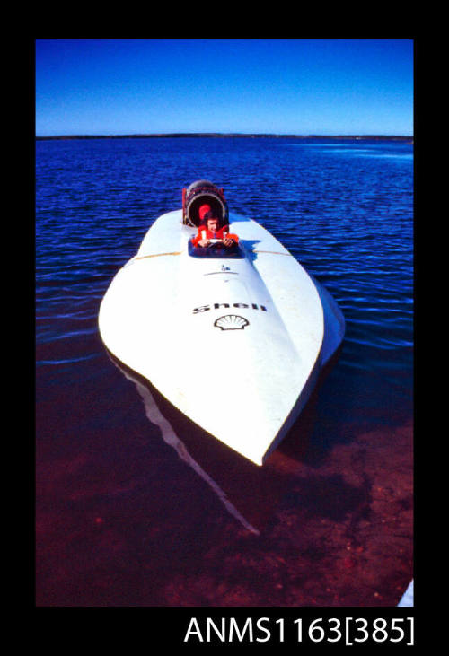 Ken Warby testing SPIRIT OF AUSTRALIA