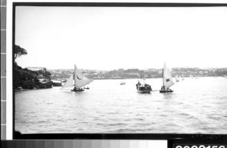 Sailing vessels at Kirribilli Point, Sydney