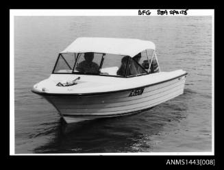 SEA SPRITE motorboat on the water