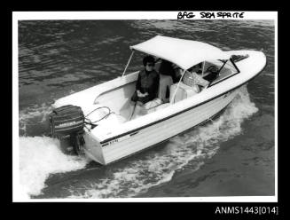 SEA SPRITE motorboat on the water