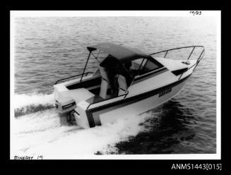 STINGRAY motorboat on the water