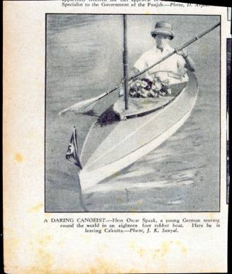 A daring canoeist