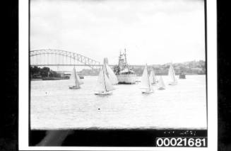 View of Anniversary Regatta from Clark Island, 26 January 1948