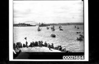 View of Anniversary Regatta from Clark Island, 26 January 1948