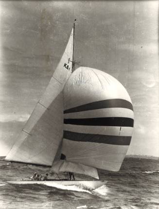 8 metre SASKIA winning Sayonara Cup