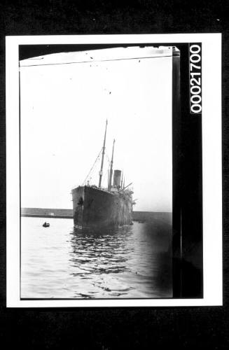 Merchant steamship in Darling Harbour