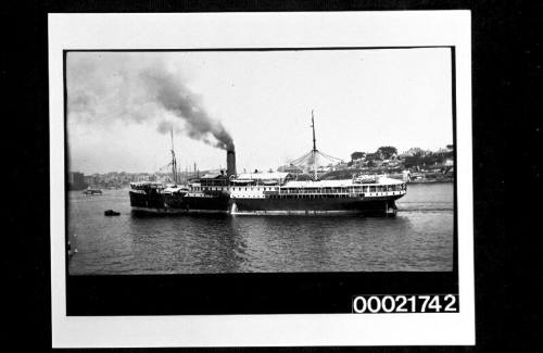 Koninklijke Paketvaart Maatschappij steamship entering Darling Harbour