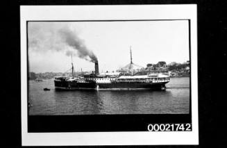 Koninklijke Paketvaart Maatschappij steamship entering Darling Harbour