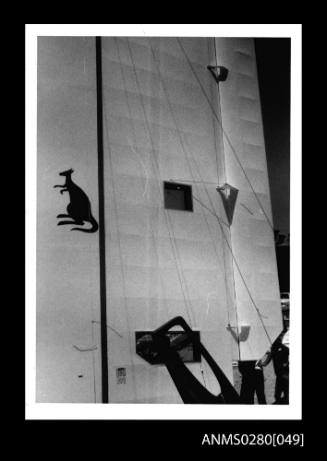 Wing mast and sail for MISS NYLEX Blairgowrie beach