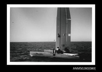 Catamaran MISS NYLEX under sail