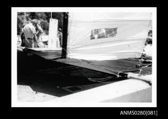 Catamaran AQUARIUS V on beach at Sorrento Sailing Club