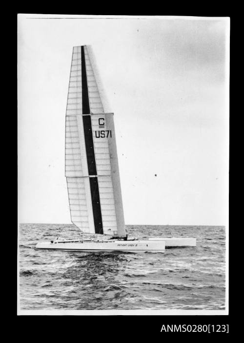 Catamaran PATIENT LADY III sailing