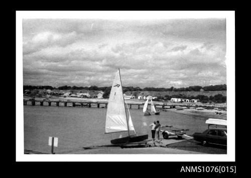 Black and white Prototype ATLANTIS at Sandringham Yacht Club