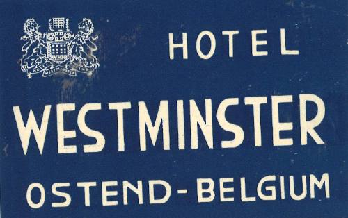 Hotel Westmister baggage sticker