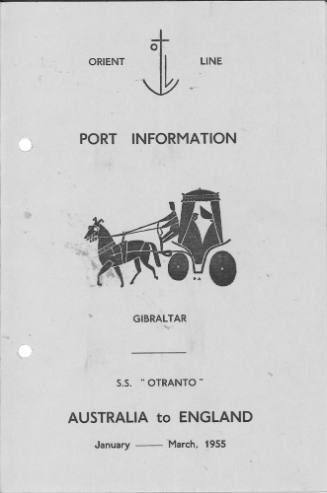 SS OTRANTO Port Information - Gibraltar